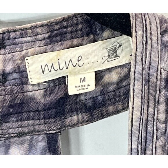 Mine Anthropologie Military Tie Dye  Sleeveless Racerback Top Med Grunge Biker - Picture 4 of 11